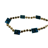 DOLCE & GABBANA Logo Rhinestone Gold Choker Necklace Size OS NEW RRP 825