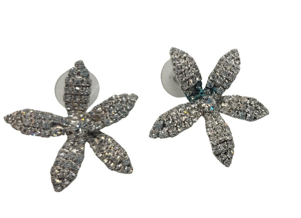 JENNIFER BEHR Earrings Pave Crystal Flower Fashion Stud Earrings NEW RRP270