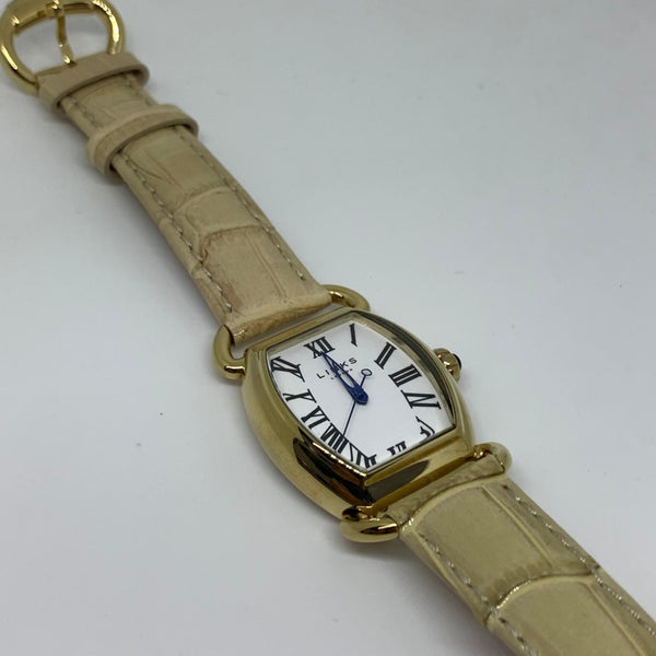 LINKS OF LONDON Ladies Driver Ellipse Small YGP Gold Watch Analogue NEW RRP775