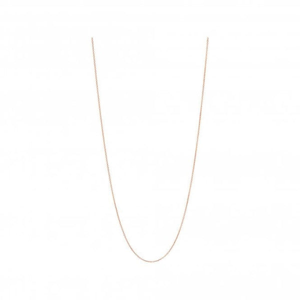 LINKS OF LONDON Ladies 18kt Rose Gold Vermeil 1.2mm Cable Chain 80cm NEW