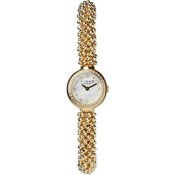 LINKS OF LONDON Ladies Effervescence Star Yellow Gold Vermeil Watch L RRP460 NEW