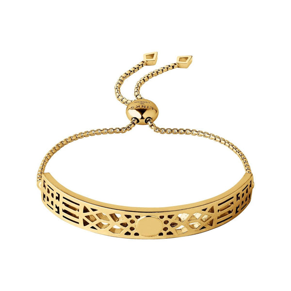 LINKS OF LONDON Timeless Engravable Gold Vermeil Toggle Bracelet RRP425 NEW