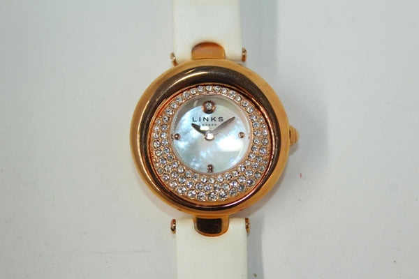 LINKS OF LONDON Ladies Rose Gold Plated Crystal Hope Watch NEW RRP375