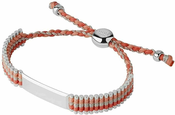 LINKS OF LONDON Ladies Friendship ID Sterling Silver Coral Bracelet NEW RRP125