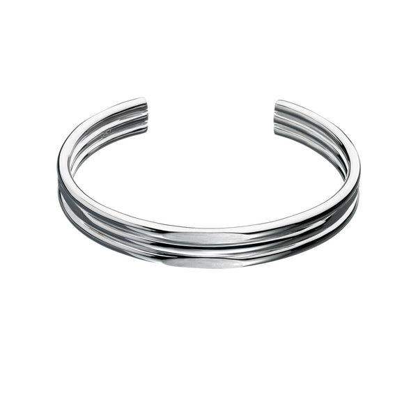 LINKS OF LONDON Men's 20/20 Classic Cuff Triple Band Bangle M RRP 265 NEW