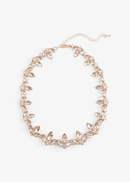 Phase Eight Alannah Navette Necklace Rose Gold RRP32