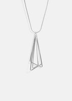Phase Eight Cindy Triangle Link Necklace Silver RRP29