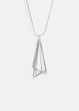 Phase Eight Cindy Triangle Link Necklace Silver RRP29