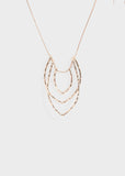 Phase Eight Harriet Pendant Necklace Rose Gold RRP29