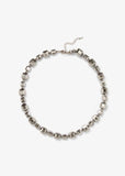 Phase Eight Selma Square Facet Short Necklace Pewter RRP32