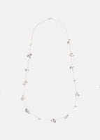 Phase Eight Farah Disc Rope Necklace Silver RRP29