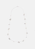 Phase Eight Farah Disc Rope Necklace Silver RRP29