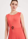 Phase Eight Abby Circle Pendant Necklace Gold RRP29