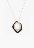 Phase Eight Corrina Mixed Colour Necklace Black/Gold RRP29