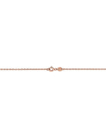LINKS OF LONDON Timeless Rose Gold Vermeil Black Sapphire Necklace BNWT RRP450