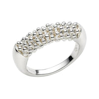 LINKS OF LONDON Ladies Effervescence Star Sterling Silver Ring L BNWT RRP100