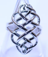 LINKS OF LONDON Ladies Essentials Woven Sterling Silver Ring N BNWT RRP150