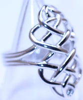 LINKS OF LONDON Ladies Essentials Woven Sterling Silver Ring N BNWT RRP150