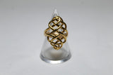 Woven Ring - Gold Vermeil - N - Links of London