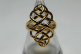 Woven Ring - Gold Vermeil - N - Links of London