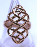 LINKS OF LONDON Ladies Essentials Woven Rose Gold Vermeil 925 Ring N BNWT RRP150