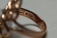 LINKS OF LONDON Ladies Essentials Woven Rose Gold Vermeil 925 Ring N BNWT RRP150
