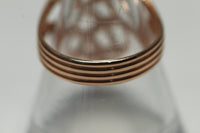 LINKS OF LONDON Ladies Essentials Woven Rose Gold Vermeil 925 Ring N BNWT RRP150
