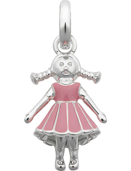 LINKS OF LONDON Moments Little Girl Sterling Silver Enamel Charm RRP 50 NEW
