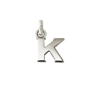 LINKS OF LONDON Alphabet Letter K Initial Charm Sterling Silver RRP40 NEW