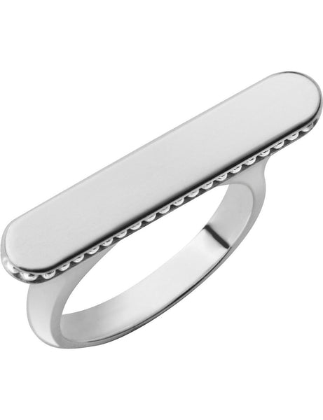 Narrate Long Bar Ring - Sterling Silver - L - Links of London