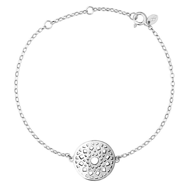 LINKS OF LONDON Ladies Timeless Sterling Silver Disc Chain Bracelet NEW RRP120