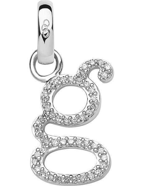 LINKS OF LONDON Alphabet G Letter Charm Sterling Silver Diamond RRP140 NEW