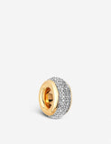 LINKS OF LONDON Sweetie 18ct Gold Vermeil Diamond Pave Bead Charm RRP225 NEW