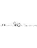 LINKS OF LONDON Diamond Pave Essentials 925 SS Silver Heart Necklace RRP195 NEW