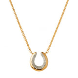 LINKS OF LONDON Ascot Diamond Essentials Yellow Gold Vermeil Necklace RRP320 NEW