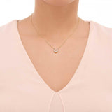 LINKS OF LONDON Ascot Diamond Essentials Yellow Gold Vermeil Necklace RRP320 NEW
