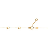 LINKS OF LONDON Ascot Diamond Essentials Yellow Gold Vermeil Necklace RRP320 NEW