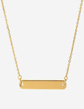LINKS OF LONDON Narrative Yellow Gold Vermeil Short Bar Necklace RRP120 NEW