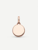 LINKS OF LONDON Narrative Rose Gold Vermeil Mini Disc Pendant Charm RRP 60 NEW