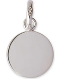 LINKS OF LONDON Small Sterling Silver Round Disk Charm Pendant RRP 40 NEW
