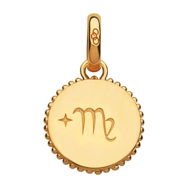 LINKS OF LONDON Yellow Gold Vermeil Virgo Engraved Zodiac Charm NEW RRP75