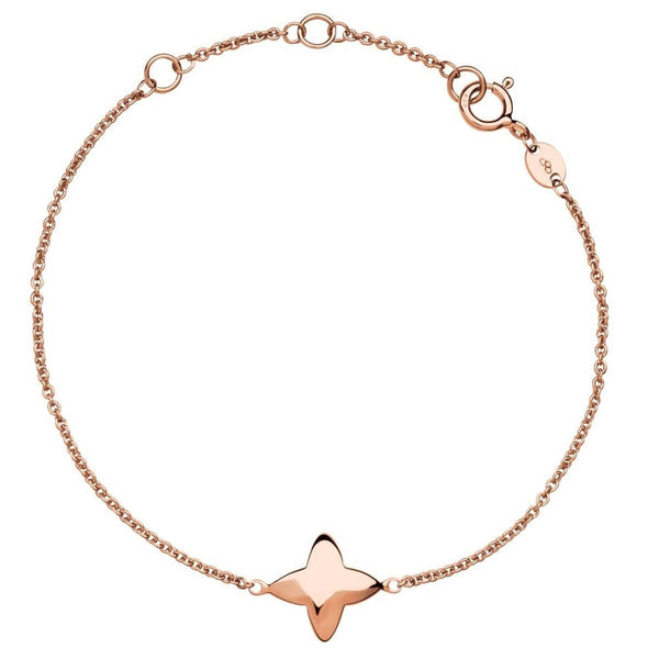 LINKS OF LONDON Ladies Rose Gold Vermeil Splendour Star Bracelet RRP130 NEW