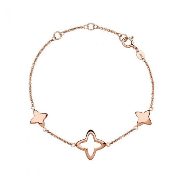 LINKS OF LONDON Ladies Splendour Rose Gold Vermeil 3 Star Bracelet RRP150 NEW
