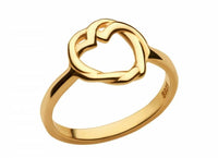 LINKS OF LONDON Ladies Kindred Soul Gold Vermeil 925 Heart Ring N NEW RRP150
