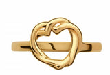 LINKS OF LONDON Ladies Kindred Soul Gold Vermeil 925 Heart Ring N NEW RRP150