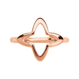 LINKS OF LONDON Splendour Rose Gold Vermeil Open Star Ring UKN NEW RRP175