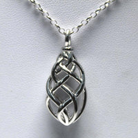 LINKS OF LONDON Ladies Sterling Silver Woven Pendant Necklace NEW RRP250