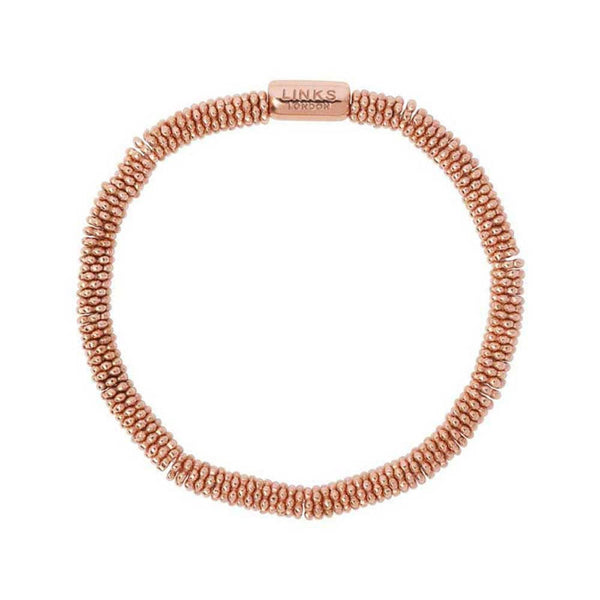 LINKS OF LONDON Effervescence 925 Rose Gold Vermeil XS Bracelet NEW RRP250