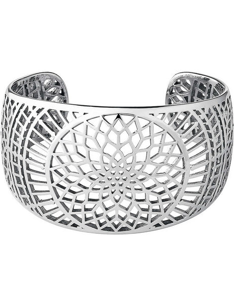 LINKS OF LONDON Timeless Sterling Silver Openwork Cuff Bracelet M RRP500 NEW