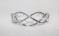 LINKS OF LONDON Ladies Woven Sterling Silver Twist Cuff Bracelet NEW RRP365